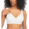 HACI Women's Minimizer Bra Full Coverage Non Padded Wirefree Plus
