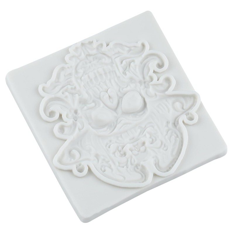 TAOXIBEI Pirate Polymer Clay Mold Pirate Skull Silicone Molds