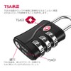 ZHEGE TSA Lock, 3 Digit Dial Padlock, PIN Code, Overseas