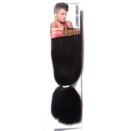 Sensationnel JUMBO BRAID - African Collection - Bulk (1B (natural black)) by African Collection