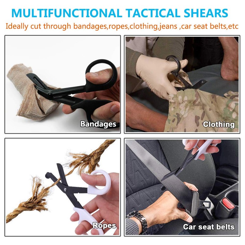 KRYDEX Tactical 7.5 inch Medical Shears and Tactical EMT Scissor
