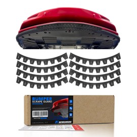 Universal Front Bumper Scrape Guard Skid Plate Protection for Lowered Cars/SUV, Car Bumper Guard Anti-Scratch Kit Scrape Protector Plate Skid Plate