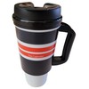 Travel Mug - Insulated Reusable Drink Cup (24 oz), Black,