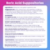 Pelvana Boric Acid Suppositories for Women 30 Count - for