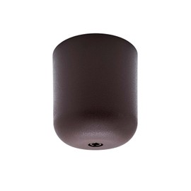Modern Lamp Canopy Diameter 65 mm Height 69 mm Made of Matte Plastic - Practical Canopy for Your Lamp - Easy Assembly - Ideal for DIY Projects (Brown)