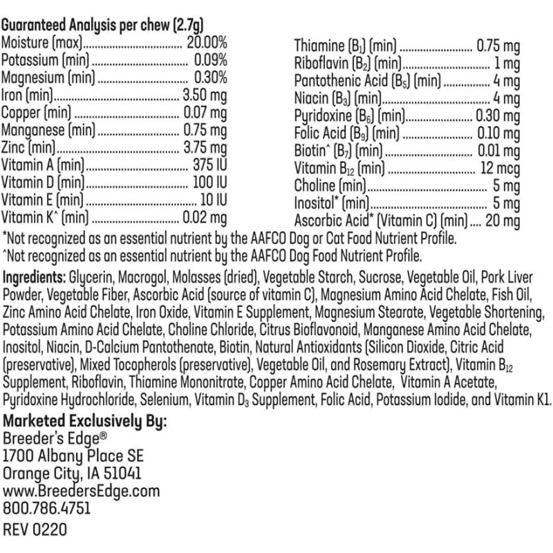 Revival Animal Health Breeder's Edge Breed to Wean Pre/Postnatal Vitamin
