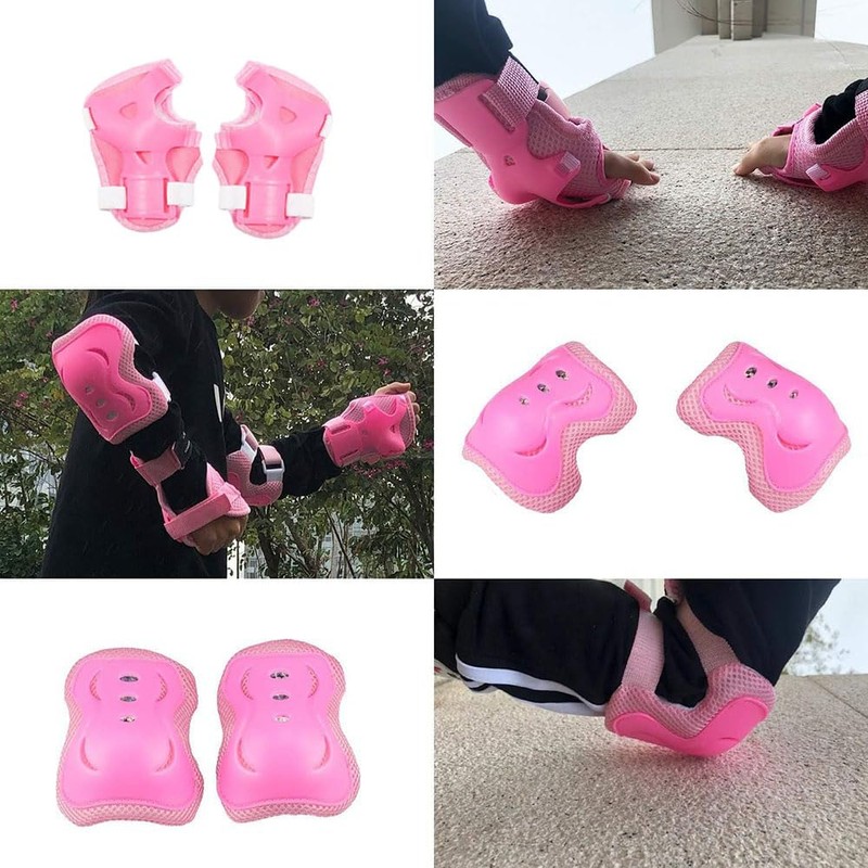 SensaBliss Bicycle Protector Kids Protective Gear Wrist Elbow Knee Set