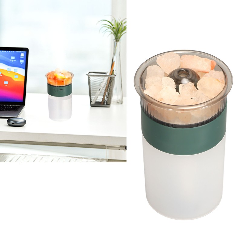 Rock Humidifier Fine Mist Colorful LED Lights Plug and Play