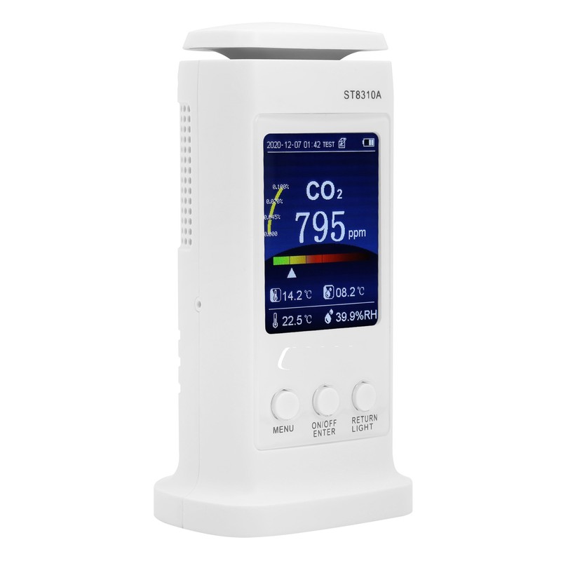 ST8310A Carbon Dioxide Tester Recorder Air Quality Detector Temperature Humidity