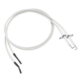 gohantee Igniter Ceramic Electrode, 2PCS Ceramic Igniter Electrode Replacement Parts, 27.5 inch Ignition Wire & Ceramic Spark Plug Ignition Electrode for BBQ Grill Burner Heater Fireplace