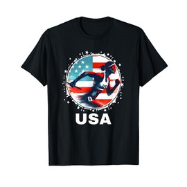 USA Team Track and Field Shirt Track and Field Women USA T-Shirt