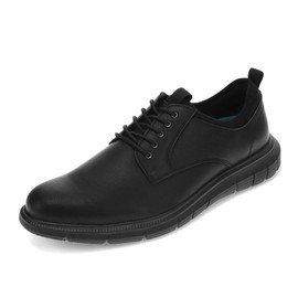 DOCKERS Mens Trine Slip Resistant Work Casual Lace Up Oxford Shoe, Black, 13 W