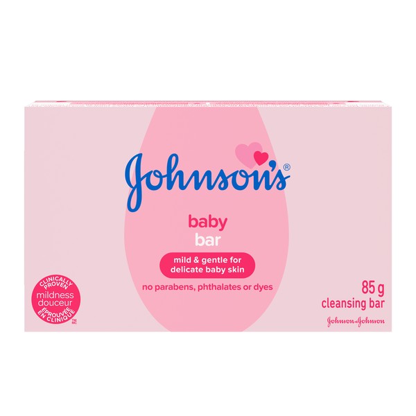 Johnson & Johnson BABY CLEANSING BAR, 2X85G