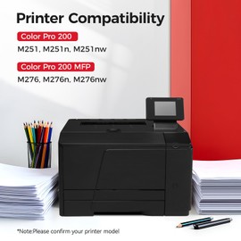 caink 131A Toner Cartridge 4-Pack Black Cyan Yellow Magenta with Chip High Yield Replacement for HP 131A 131X Toner Compatible for HP LaserJet Pro 200 Color MFP M276nw M276n M251nw M251n Printer