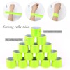 JSMTKJ 20 pieces reflective bands, snap bracelets, reflective snap bracelet,