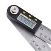 0‑300mm Digital Protractor Portable Stainless Steel LCD Angle Finder Ruler