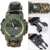 Outdoor Sports Multifunctional Survival Watch Travel Hiking Camping Rescue Paracord