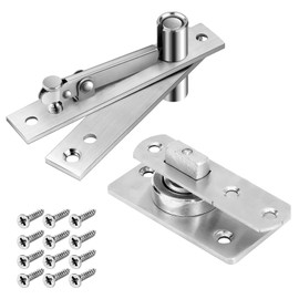 330 LBS Pivot Hinge for Large & Heavy Wood Doors – HBL’ Invisible Pivot Door Hardware for Bookshelves, Built-in Ball Bearings for Smooth & Quiet Operation.