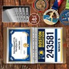 Race Bib Album Book with 40 Protective Sleeves, Runner's Bib