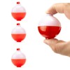 PmLwakiR 20 Pcs Fishing Snap On Floats Bobbers 5Size Various