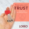 LOKKO Disabled Toilet Key for NKS/Radar Bathrooms
