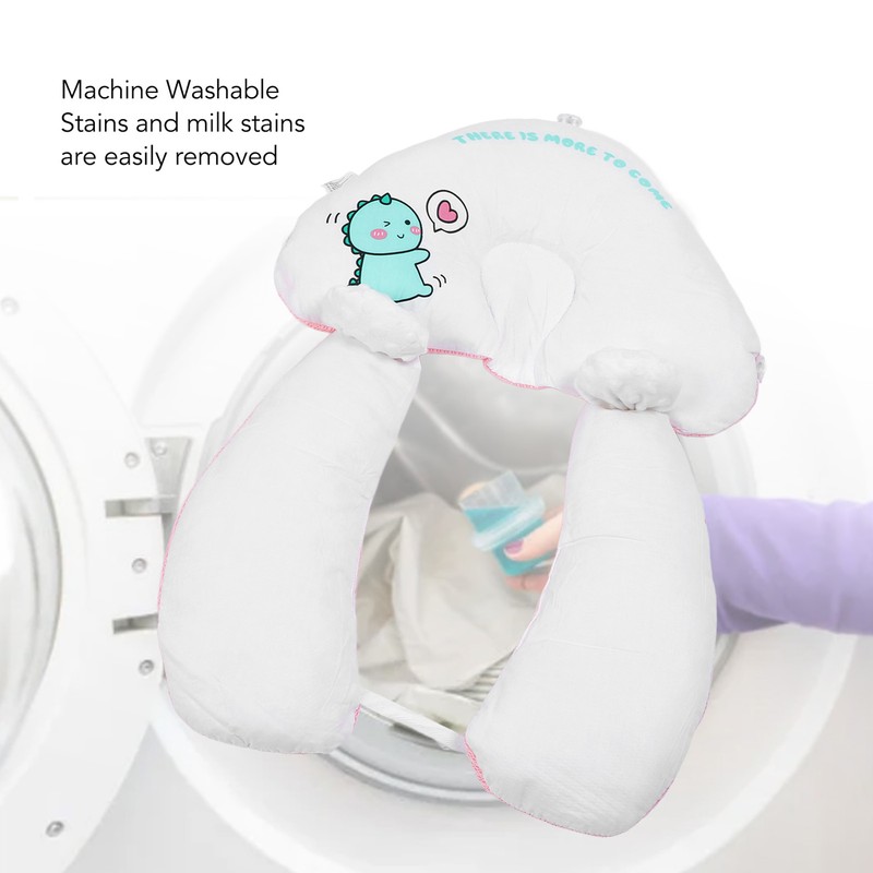 Baby Head Body Pillow Soft Breathable Drawstring Adjustment Newborn Head