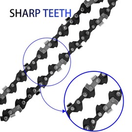 4 Pcs 6-inch saw chain, suitable for all cordless electric portable mini chainsaws, made of durablecarbon material. chain saw chain, suitable for pruning shears and wood cutting tools.