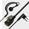 HYSHIKRA Walkie-Talkie Headset G-Shape Earhook with PTT and Speaker Mic