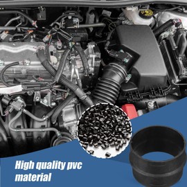 Palmcee 60mm Ducting Joiner Connector, Plastic Connector Round Duct Pipe, Professional Round Ventilation Ducting Joint Heater Hose Tube Connector for Eberspacher for Webasto Heater Accessories (60mm)