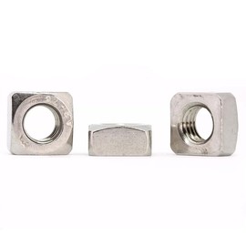 M6 Square Nuts to Fit Metric Bolts & Screws A2 Stainless Steel DIN557 (Pack of 20)