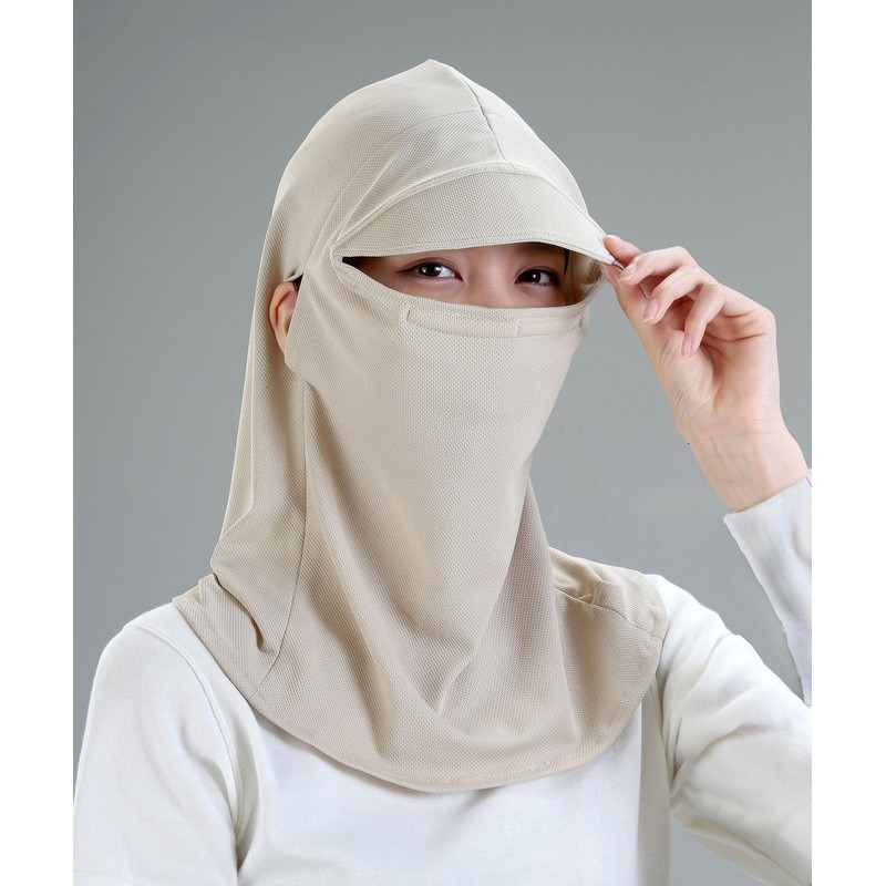 Made In Japan suppin Sun Face Cover Beige