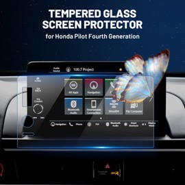 FIILINES Screen Protector for 2023-2025 Honda Pilot/Acura Integra, 9 inch Touchscreen 9H Tempered Glass Screen Protector Anti-Glare Shatterproof 2 Pack
