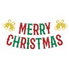 Merry Christmas Banner, Feliz Navidad, Merry X-Mas, Be Merry, Happy