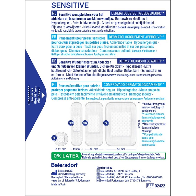 Hansaplast 40 Sensitive Plasters Set