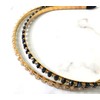 (2 types) Cubic Rail Headband Slim Hairband Topaz / (2종)