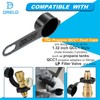 10 Pcs QCC1 Propane Dust Caps with Strap, Propane Tank