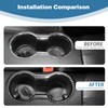 PDKLIN for Mustang Cup Holder Cover Frame Trim for Ford