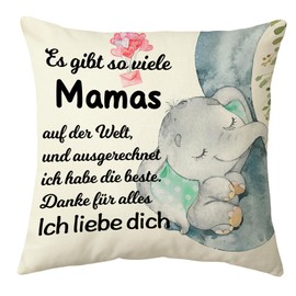 Mum, Gifts for Mum, Birthday Gift for Mum, Cushion Cover 45 x 45, Funny Cushion Cover, Thank You Mum Gift, Cushion Cover Set Cushion Case