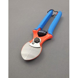 Professional (NO HOBBYIST) Heavy Duty Forged Double Cut Blades Shears #133/20 Flat Back Double Blade for Grafting and Pruning for scions