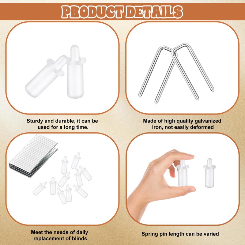 40 Pieces Plantation Shutter Repair Tool Set Including 20 Tilt