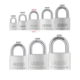 Abus 64ti/30mm Titalium Padlock KA
