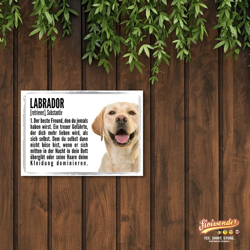 Labrador Duden Dog Sign with Saying Door Sign Dog Sign
