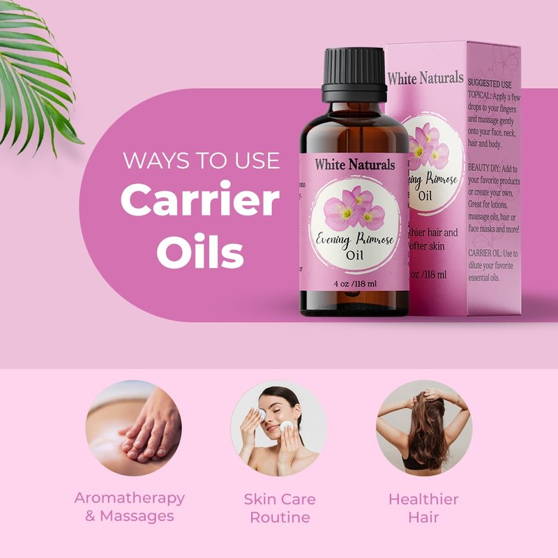 White Naturals Evening Primrose Carrier Oil –