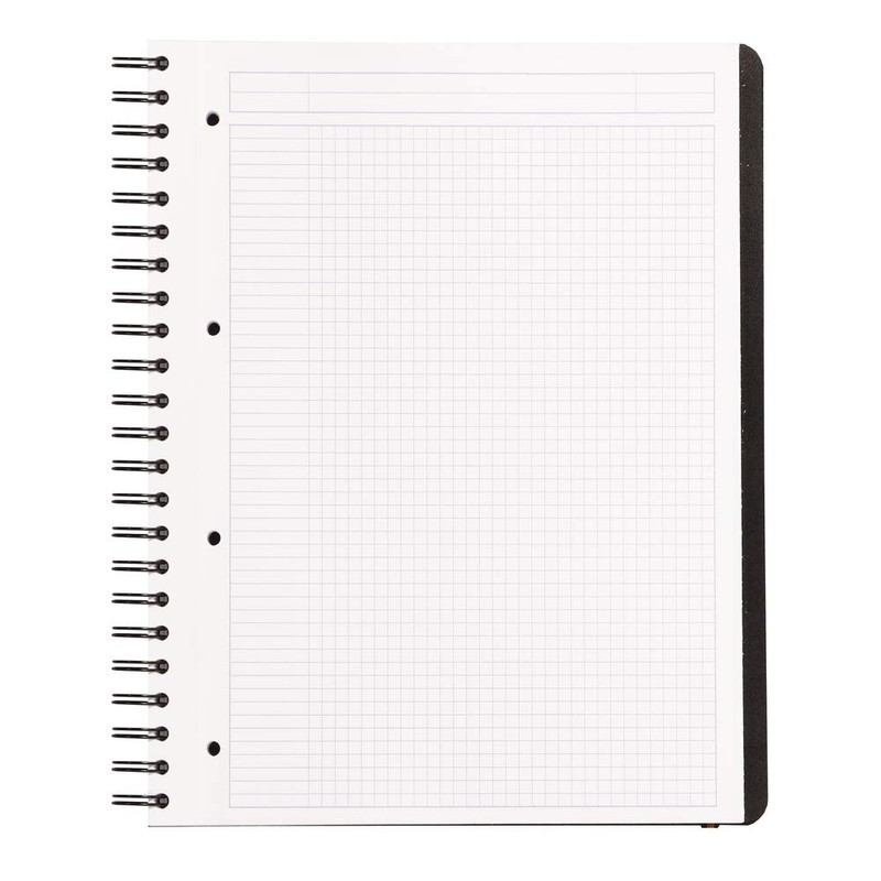RHODIA 119930C - Spiral Notebook (Full Bound) Probook Black A4+|Small