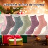 OUARTV 5 Pares de Calcetines para Mujer Termicos，Calidez Invernal y