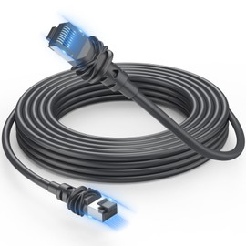 Daqa 50ft Starlink Cable for Gen 3 – 32ft/50ft/75ft/100ft/150ft, Waterproof Outdoor Starlink Network Cable for Stable RJ45 Connection, Compatible with Starlink GEN 3 Router and Dish