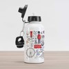 Ambesonne Hipster Aluminum Water Bottle, I Love London Double Decker