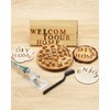 1/2" Wood Burning Letter Kit, 36 Pcs Alphabet and Number