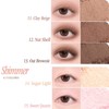 DASIQUE Mood Single Shadow 1.2~1.5g, Shade:34 Dark Mahogany(Matte)