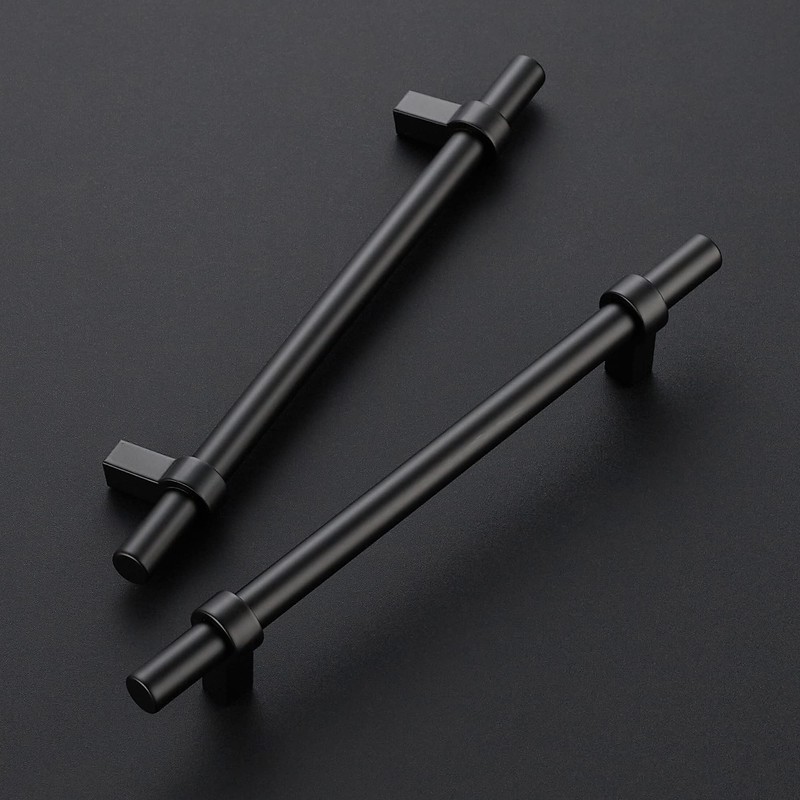 Ravinte 15 Pack 8-13/16 Inch Cabinet Pulls Matte Black Kitchen